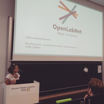 OpenLabNet - Make Science! auf dem Forum Citizen Science 2018